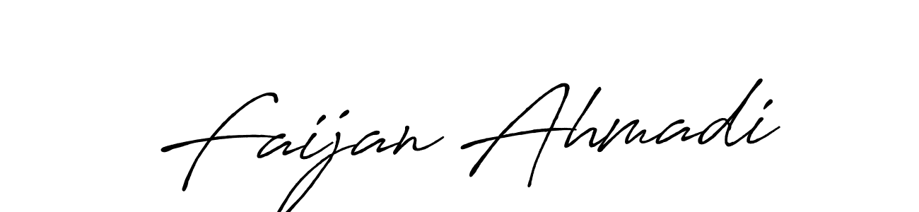 Also You can easily find your signature by using the search form. We will create Faijan Ahmadi name handwritten signature images for you free of cost using Antro_Vectra_Bolder sign style. Faijan Ahmadi signature style 7 images and pictures png