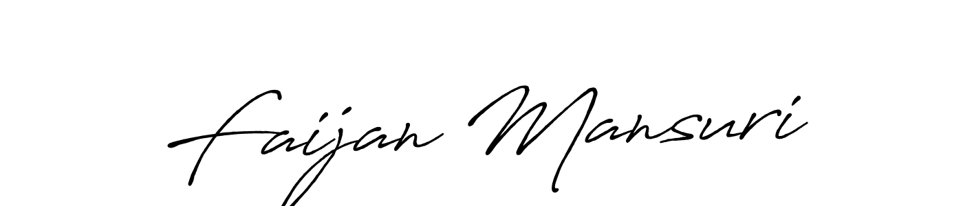 if you are searching for the best signature style for your name Faijan Mansuri. so please give up your signature search. here we have designed multiple signature styles  using Antro_Vectra_Bolder. Faijan Mansuri signature style 7 images and pictures png