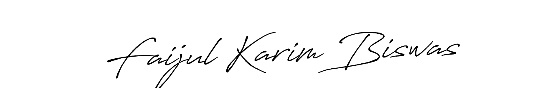 Design your own signature with our free online signature maker. With this signature software, you can create a handwritten (Antro_Vectra_Bolder) signature for name Faijul Karim Biswas. Faijul Karim Biswas signature style 7 images and pictures png