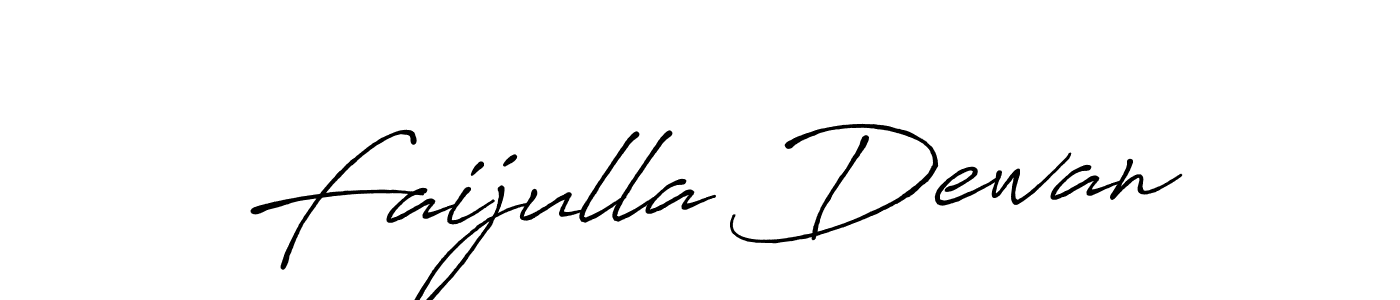 if you are searching for the best signature style for your name Faijulla Dewan. so please give up your signature search. here we have designed multiple signature styles  using Antro_Vectra_Bolder. Faijulla Dewan signature style 7 images and pictures png