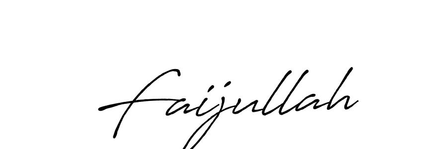 Also we have Faijullah name is the best signature style. Create professional handwritten signature collection using Antro_Vectra_Bolder autograph style. Faijullah signature style 7 images and pictures png