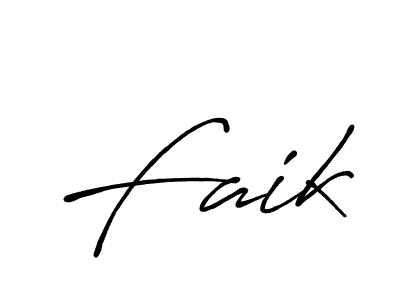 The best way (Antro_Vectra_Bolder) to make a short signature is to pick only two or three words in your name. The name Faik include a total of six letters. For converting this name. Faik signature style 7 images and pictures png