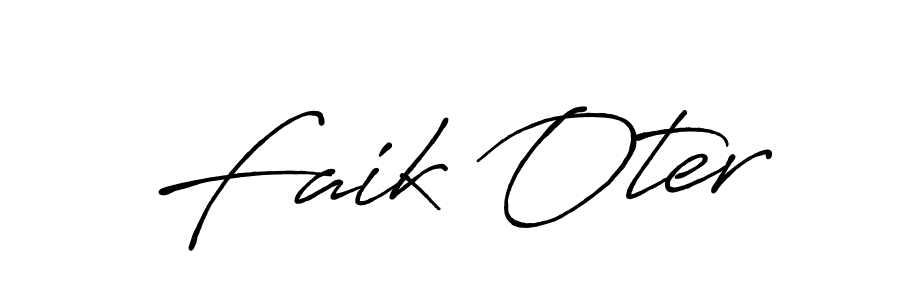 Use a signature maker to create a handwritten signature online. With this signature software, you can design (Antro_Vectra_Bolder) your own signature for name Faik Oter. Faik Oter signature style 7 images and pictures png