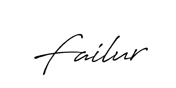 How to make Failur signature? Antro_Vectra_Bolder is a professional autograph style. Create handwritten signature for Failur name. Failur signature style 7 images and pictures png