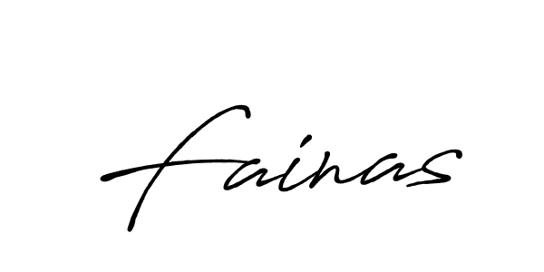 How to make Fainas name signature. Use Antro_Vectra_Bolder style for creating short signs online. This is the latest handwritten sign. Fainas signature style 7 images and pictures png