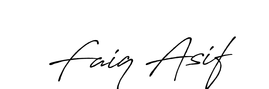 Create a beautiful signature design for name Faiq Asif. With this signature (Antro_Vectra_Bolder) fonts, you can make a handwritten signature for free. Faiq Asif signature style 7 images and pictures png