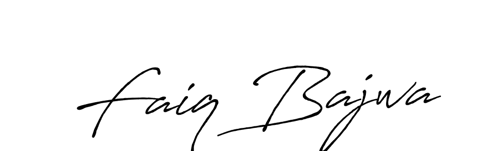 Also we have Faiq Bajwa name is the best signature style. Create professional handwritten signature collection using Antro_Vectra_Bolder autograph style. Faiq Bajwa signature style 7 images and pictures png