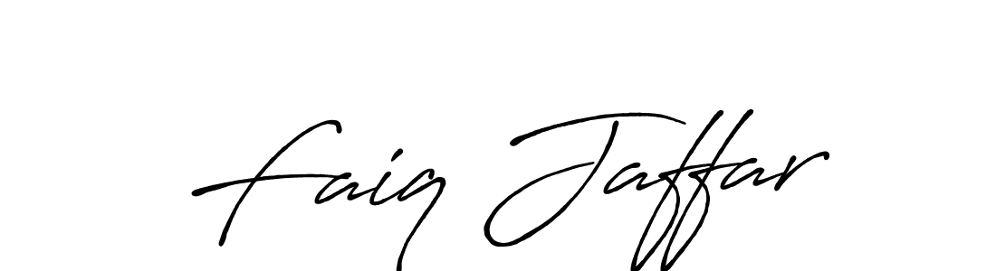 Create a beautiful signature design for name Faiq Jaffar. With this signature (Antro_Vectra_Bolder) fonts, you can make a handwritten signature for free. Faiq Jaffar signature style 7 images and pictures png