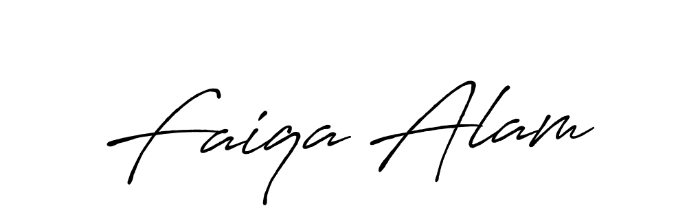 if you are searching for the best signature style for your name Faiqa Alam. so please give up your signature search. here we have designed multiple signature styles  using Antro_Vectra_Bolder. Faiqa Alam signature style 7 images and pictures png