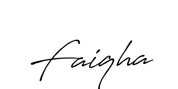 It looks lik you need a new signature style for name Faiqha. Design unique handwritten (Antro_Vectra_Bolder) signature with our free signature maker in just a few clicks. Faiqha signature style 7 images and pictures png