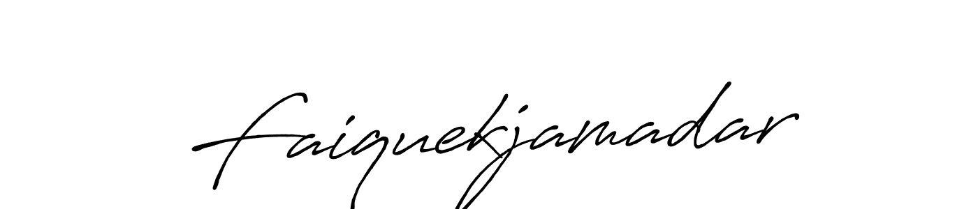 It looks lik you need a new signature style for name Faiquekjamadar. Design unique handwritten (Antro_Vectra_Bolder) signature with our free signature maker in just a few clicks. Faiquekjamadar signature style 7 images and pictures png