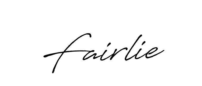 It looks lik you need a new signature style for name Fairlie. Design unique handwritten (Antro_Vectra_Bolder) signature with our free signature maker in just a few clicks. Fairlie signature style 7 images and pictures png