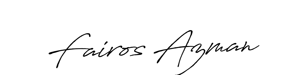 Once you've used our free online signature maker to create your best signature Antro_Vectra_Bolder style, it's time to enjoy all of the benefits that Fairos Azman name signing documents. Fairos Azman signature style 7 images and pictures png