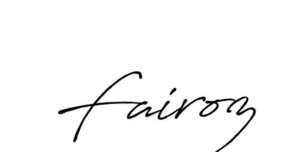 Once you've used our free online signature maker to create your best signature Antro_Vectra_Bolder style, it's time to enjoy all of the benefits that Fairoz name signing documents. Fairoz signature style 7 images and pictures png