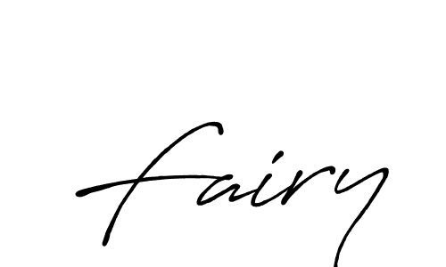 Make a beautiful signature design for name Fairy. With this signature (Antro_Vectra_Bolder) style, you can create a handwritten signature for free. Fairy signature style 7 images and pictures png