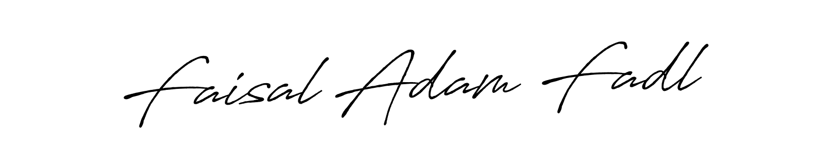 Design your own signature with our free online signature maker. With this signature software, you can create a handwritten (Antro_Vectra_Bolder) signature for name Faisal Adam Fadl. Faisal Adam Fadl signature style 7 images and pictures png