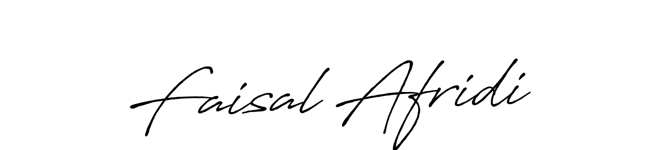 Use a signature maker to create a handwritten signature online. With this signature software, you can design (Antro_Vectra_Bolder) your own signature for name Faisal Afridi. Faisal Afridi signature style 7 images and pictures png