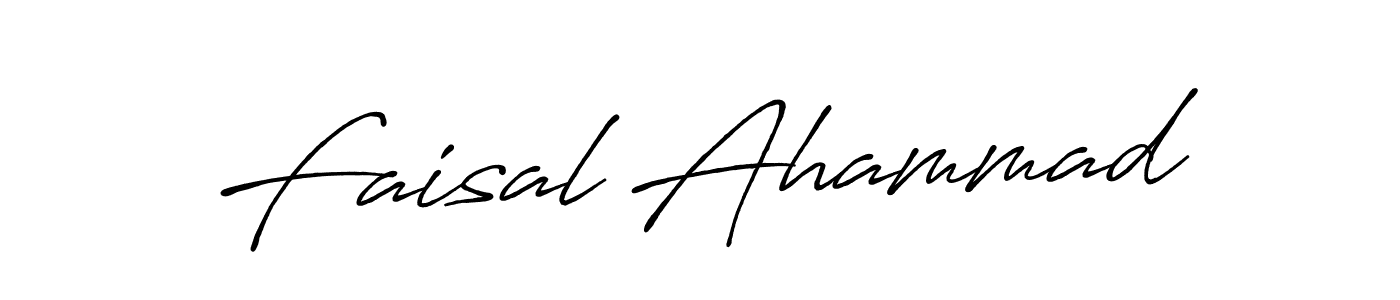 Make a beautiful signature design for name Faisal Ahammad. Use this online signature maker to create a handwritten signature for free. Faisal Ahammad signature style 7 images and pictures png