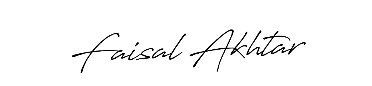 You should practise on your own different ways (Antro_Vectra_Bolder) to write your name (Faisal Akhtar) in signature. don't let someone else do it for you. Faisal Akhtar signature style 7 images and pictures png