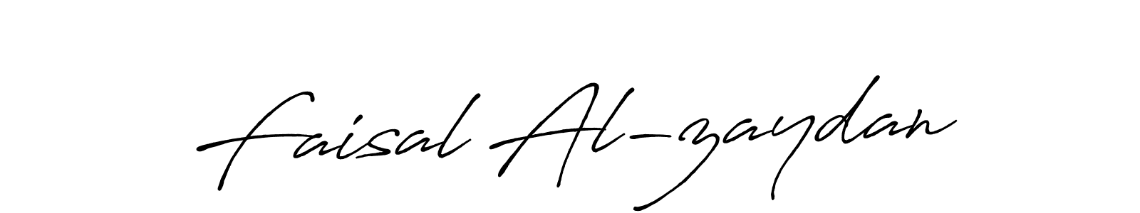 Make a beautiful signature design for name Faisal Al-zaydan. With this signature (Antro_Vectra_Bolder) style, you can create a handwritten signature for free. Faisal Al-zaydan signature style 7 images and pictures png