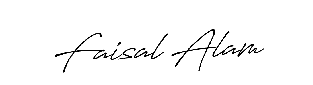 Also You can easily find your signature by using the search form. We will create Faisal Alam name handwritten signature images for you free of cost using Antro_Vectra_Bolder sign style. Faisal Alam signature style 7 images and pictures png