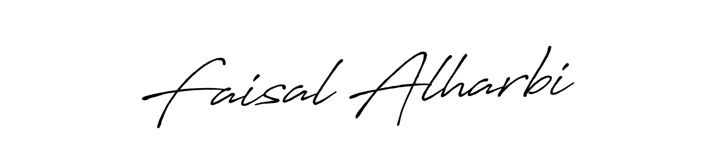 How to make Faisal Alharbi name signature. Use Antro_Vectra_Bolder style for creating short signs online. This is the latest handwritten sign. Faisal Alharbi signature style 7 images and pictures png