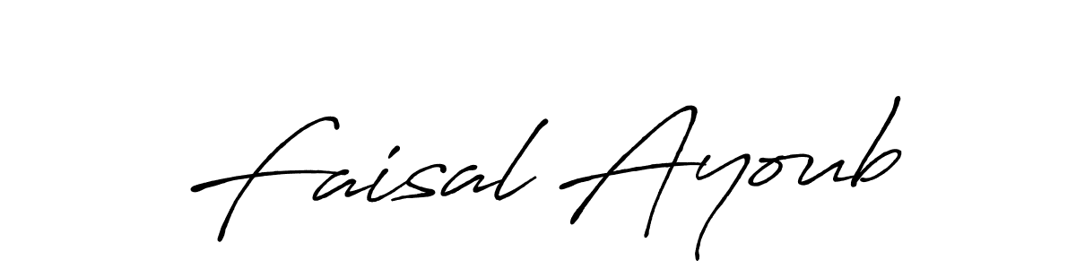 if you are searching for the best signature style for your name Faisal Ayoub. so please give up your signature search. here we have designed multiple signature styles  using Antro_Vectra_Bolder. Faisal Ayoub signature style 7 images and pictures png