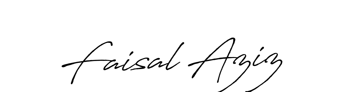 This is the best signature style for the Faisal Aziz name. Also you like these signature font (Antro_Vectra_Bolder). Mix name signature. Faisal Aziz signature style 7 images and pictures png