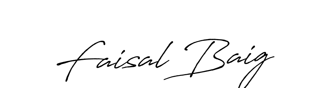 Also You can easily find your signature by using the search form. We will create Faisal Baig name handwritten signature images for you free of cost using Antro_Vectra_Bolder sign style. Faisal Baig signature style 7 images and pictures png