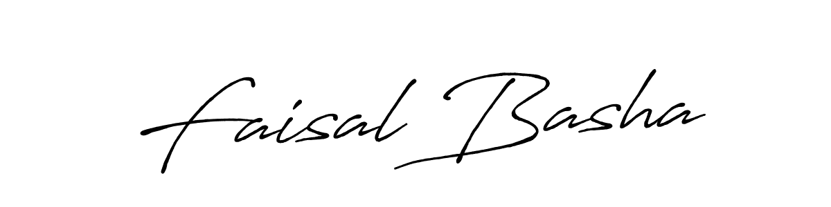 How to make Faisal Basha name signature. Use Antro_Vectra_Bolder style for creating short signs online. This is the latest handwritten sign. Faisal Basha signature style 7 images and pictures png