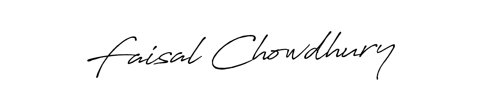 Also we have Faisal Chowdhury name is the best signature style. Create professional handwritten signature collection using Antro_Vectra_Bolder autograph style. Faisal Chowdhury signature style 7 images and pictures png
