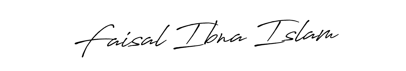 Use a signature maker to create a handwritten signature online. With this signature software, you can design (Antro_Vectra_Bolder) your own signature for name Faisal Ibna Islam. Faisal Ibna Islam signature style 7 images and pictures png