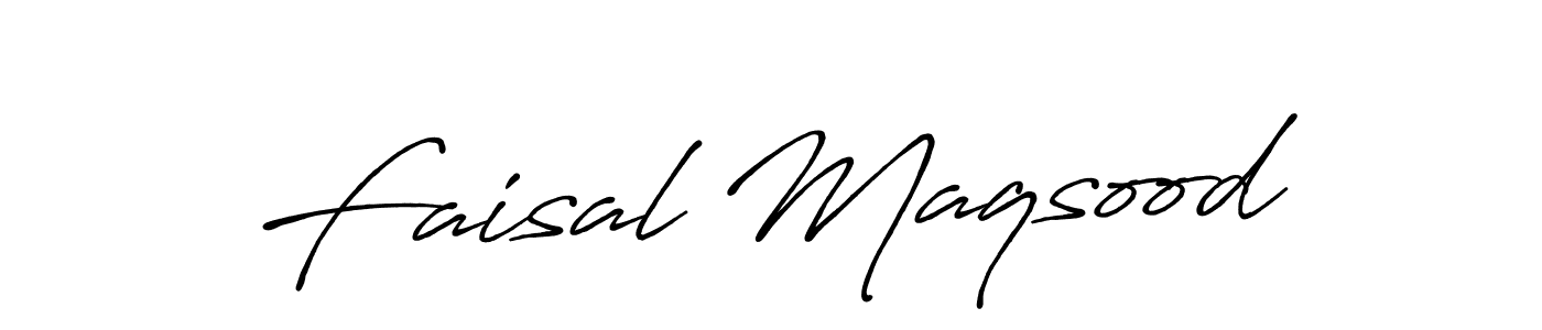 How to make Faisal Maqsood signature? Antro_Vectra_Bolder is a professional autograph style. Create handwritten signature for Faisal Maqsood name. Faisal Maqsood signature style 7 images and pictures png