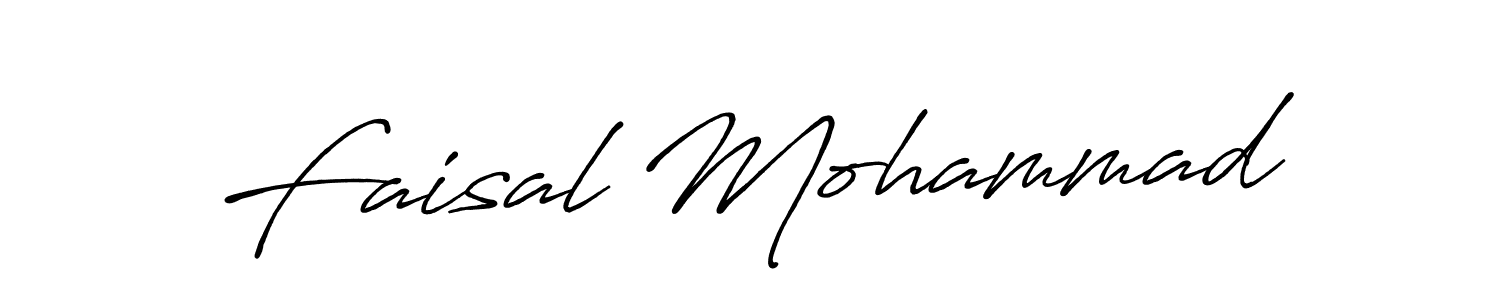 How to make Faisal Mohammad signature? Antro_Vectra_Bolder is a professional autograph style. Create handwritten signature for Faisal Mohammad name. Faisal Mohammad signature style 7 images and pictures png