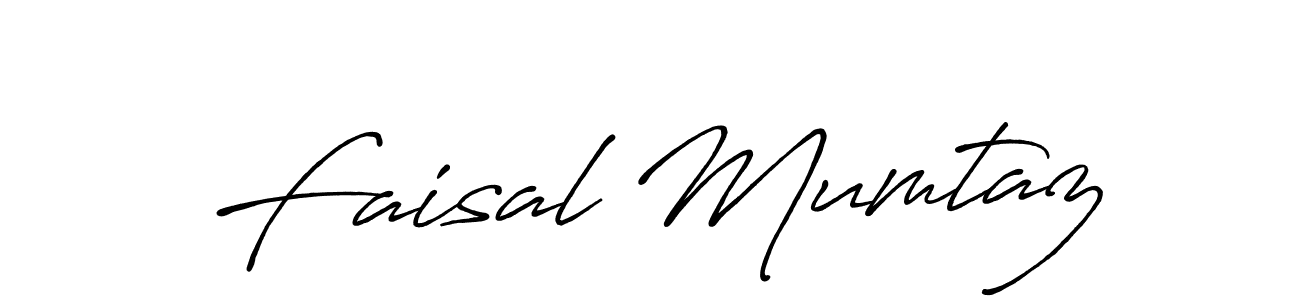 Use a signature maker to create a handwritten signature online. With this signature software, you can design (Antro_Vectra_Bolder) your own signature for name Faisal Mumtaz. Faisal Mumtaz signature style 7 images and pictures png