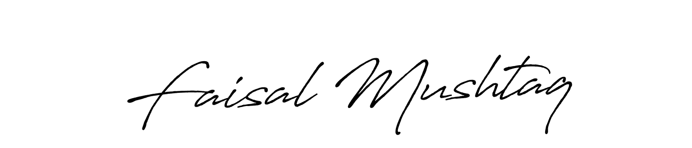 Also You can easily find your signature by using the search form. We will create Faisal Mushtaq name handwritten signature images for you free of cost using Antro_Vectra_Bolder sign style. Faisal Mushtaq signature style 7 images and pictures png