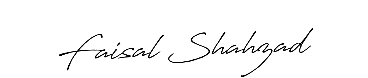 Faisal Shahzad stylish signature style. Best Handwritten Sign (Antro_Vectra_Bolder) for my name. Handwritten Signature Collection Ideas for my name Faisal Shahzad. Faisal Shahzad signature style 7 images and pictures png