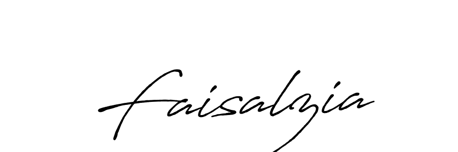 Also we have Faisalzia name is the best signature style. Create professional handwritten signature collection using Antro_Vectra_Bolder autograph style. Faisalzia signature style 7 images and pictures png