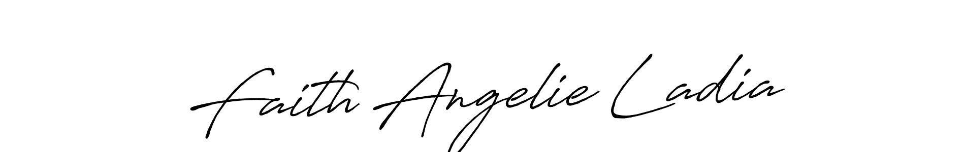 How to make Faith Angelie Ladia signature? Antro_Vectra_Bolder is a professional autograph style. Create handwritten signature for Faith Angelie Ladia name. Faith Angelie Ladia signature style 7 images and pictures png