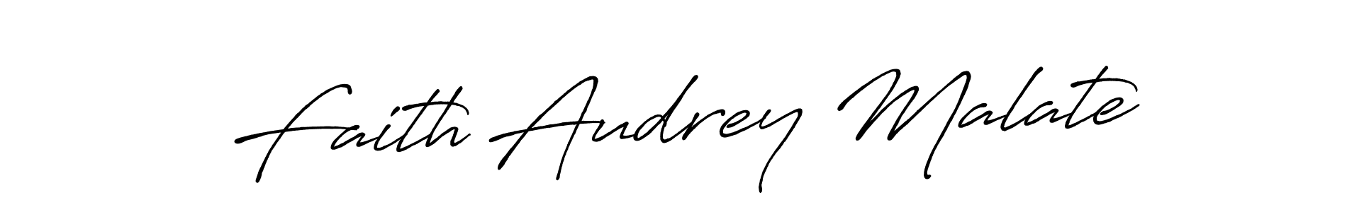 Make a beautiful signature design for name Faith Audrey Malate. Use this online signature maker to create a handwritten signature for free. Faith Audrey Malate signature style 7 images and pictures png