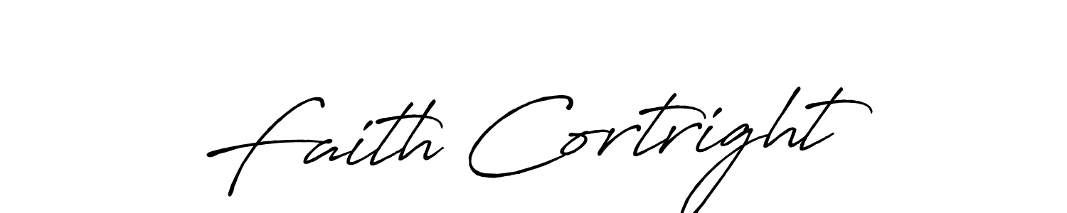 The best way (Antro_Vectra_Bolder) to make a short signature is to pick only two or three words in your name. The name Faith Cortright include a total of six letters. For converting this name. Faith Cortright signature style 7 images and pictures png