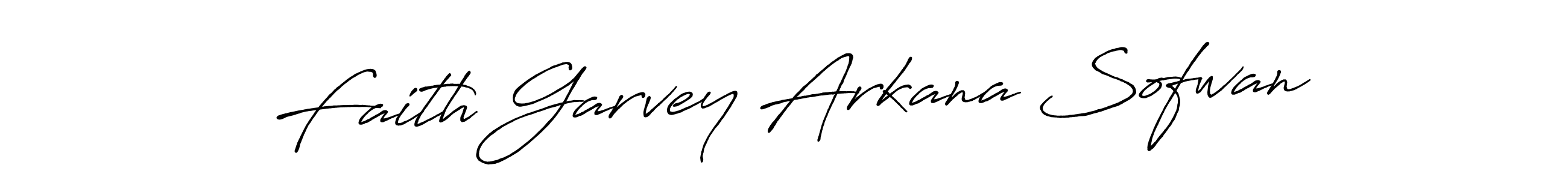 How to make Faith Garvey Arkana Sofwan signature? Antro_Vectra_Bolder is a professional autograph style. Create handwritten signature for Faith Garvey Arkana Sofwan name. Faith Garvey Arkana Sofwan signature style 7 images and pictures png