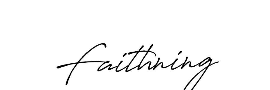 How to make Faithning signature? Antro_Vectra_Bolder is a professional autograph style. Create handwritten signature for Faithning name. Faithning signature style 7 images and pictures png