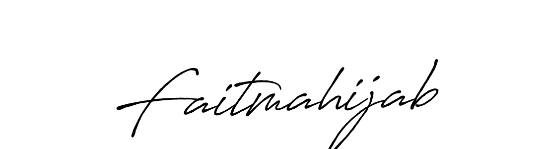 Once you've used our free online signature maker to create your best signature Antro_Vectra_Bolder style, it's time to enjoy all of the benefits that Faitmahijab name signing documents. Faitmahijab signature style 7 images and pictures png