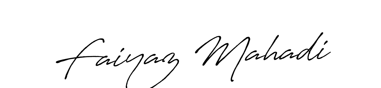 Antro_Vectra_Bolder is a professional signature style that is perfect for those who want to add a touch of class to their signature. It is also a great choice for those who want to make their signature more unique. Get Faiyaz Mahadi name to fancy signature for free. Faiyaz Mahadi signature style 7 images and pictures png