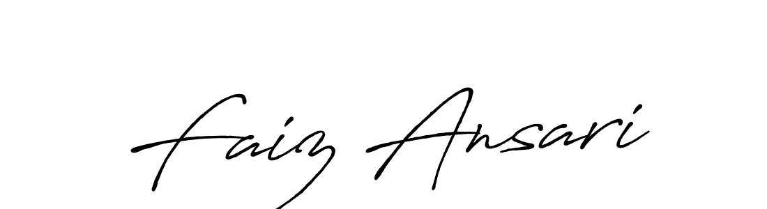 Antro_Vectra_Bolder is a professional signature style that is perfect for those who want to add a touch of class to their signature. It is also a great choice for those who want to make their signature more unique. Get Faiz Ansari name to fancy signature for free. Faiz Ansari signature style 7 images and pictures png