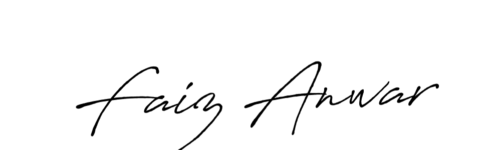 You can use this online signature creator to create a handwritten signature for the name Faiz Anwar. This is the best online autograph maker. Faiz Anwar signature style 7 images and pictures png