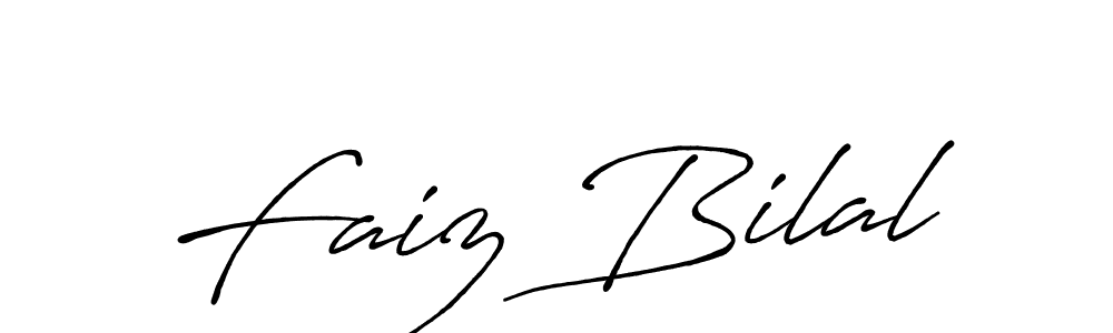 Similarly Antro_Vectra_Bolder is the best handwritten signature design. Signature creator online .You can use it as an online autograph creator for name Faiz Bilal. Faiz Bilal signature style 7 images and pictures png