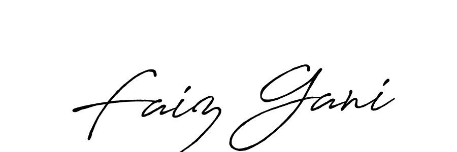 Once you've used our free online signature maker to create your best signature Antro_Vectra_Bolder style, it's time to enjoy all of the benefits that Faiz Gani name signing documents. Faiz Gani signature style 7 images and pictures png