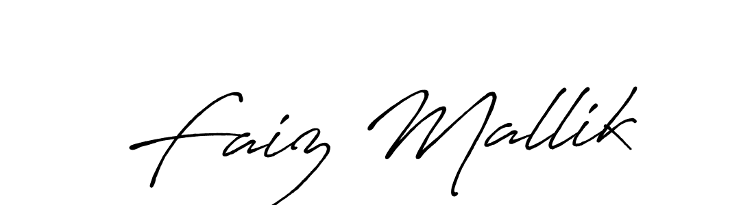 It looks lik you need a new signature style for name Faiz Mallik. Design unique handwritten (Antro_Vectra_Bolder) signature with our free signature maker in just a few clicks. Faiz Mallik signature style 7 images and pictures png